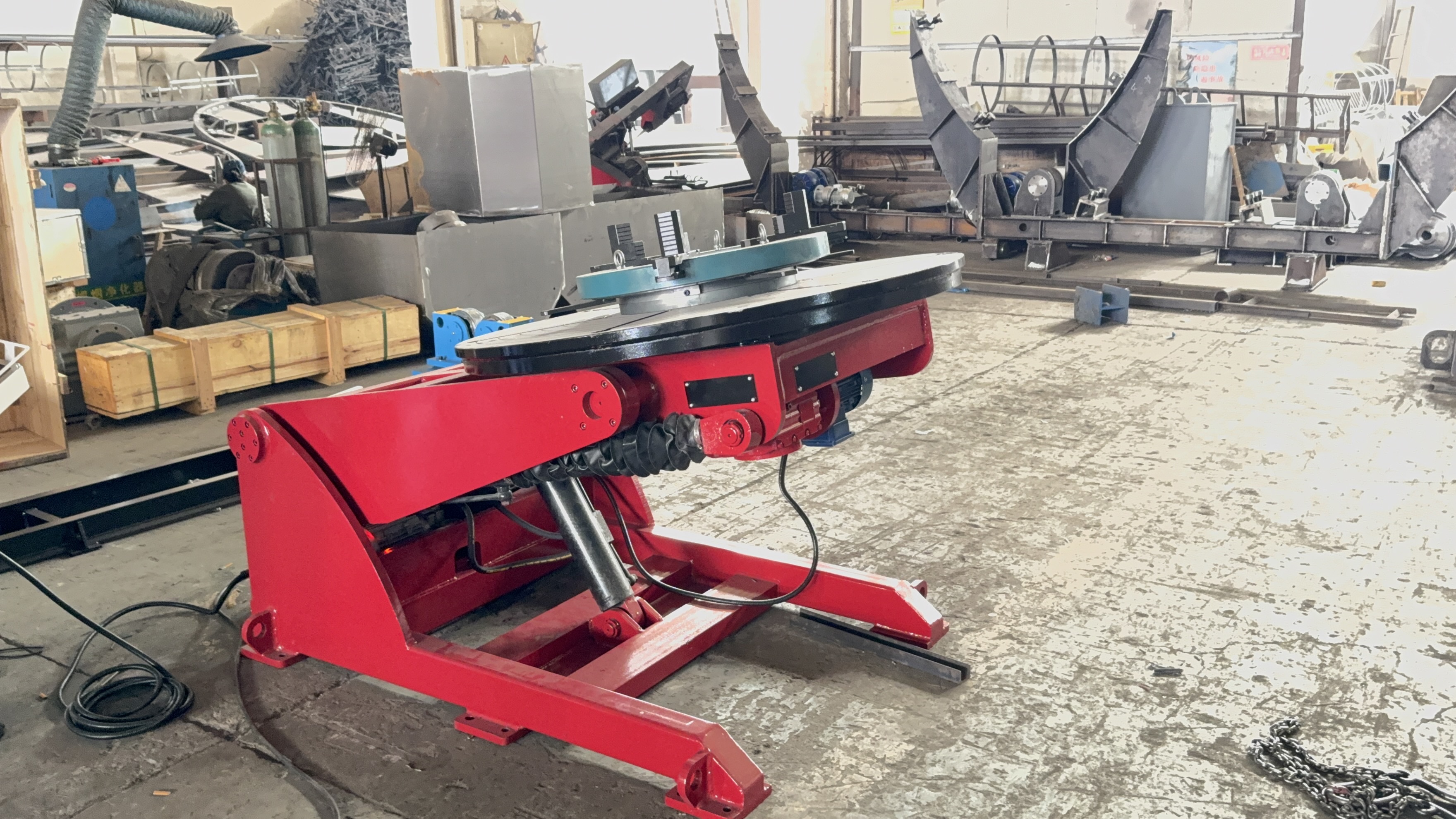 tube welding positioner